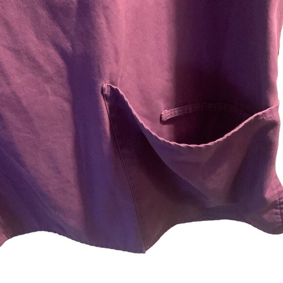 Pre Owned Women’s Dickies Scrub Scrubs Top Purple Size Lg Professional Comfort - Picture 3 of 12